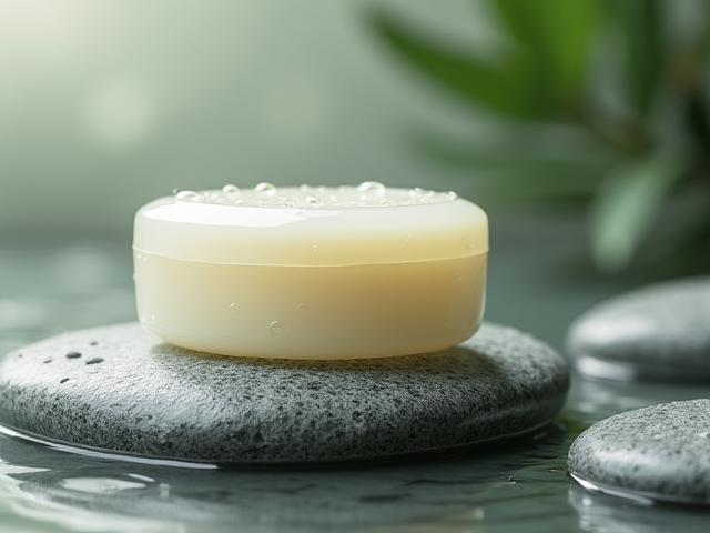 Image de cosmétique sans eau sous forme de stick solide